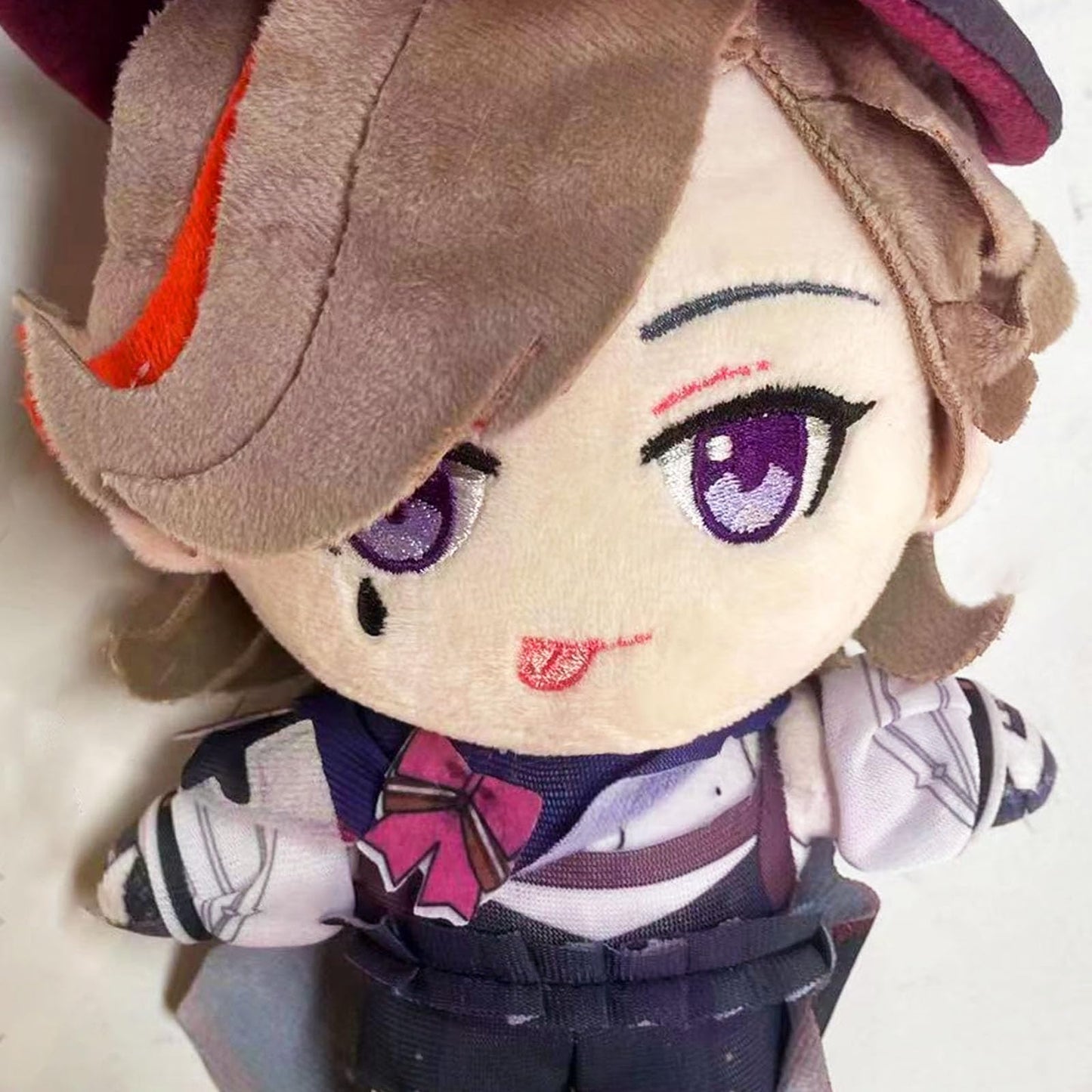 Calembou Anime Plush Figure Cute Soft Stuffed Doll 8'' Lyney Freminet Furina Wriothesley Neuvillette Plushies For Genshin Fans (