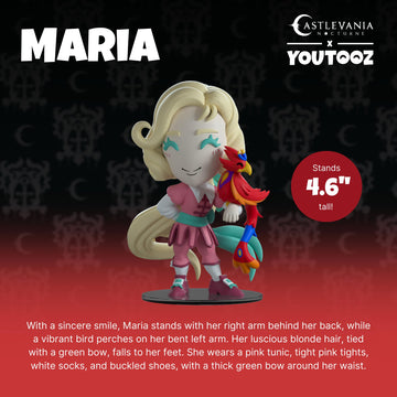 Youtooz Maria Castlevania Nocturne 4.6'', Maria Vinyl Figure, Collectible Maria Castlevania Nocturne By Youtooz Castlevania Nocturne Collection, Black, 810122546245