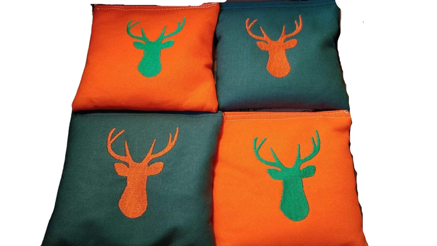 Deer Full Size Cornhole Bags Buck Hunters Gift Regulation Full Size Bean Bag Toss