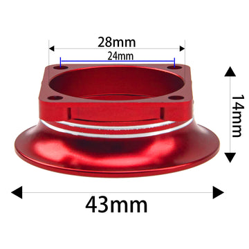Vgoohobby Metal Motor ESC Cooling Fan Cover Air Inlet Channel 3010 for 30mm 30mm 540 550 Motor Fan Compatible with 1/8 1/10 1/1