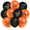 Censen 45 Pieces Basketball Balloons Party Decorations 12 Inch Basketball Latex Balloons for Sports Themed Birthday Party Decora