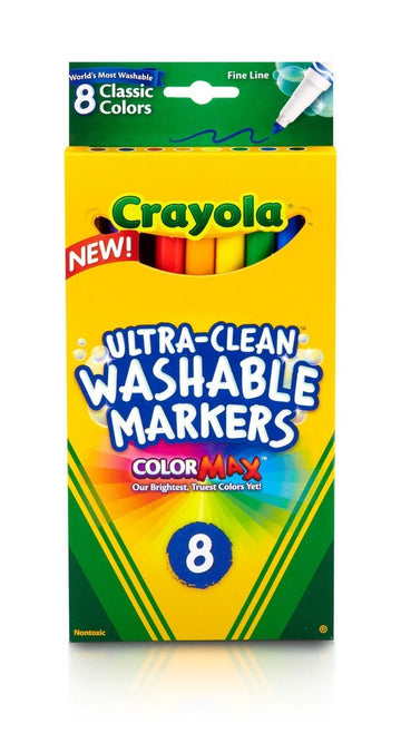 Crayola Classic Colors Washable Marker 8/pack (Pack of20)