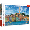Trefl Rovinj, Croatia 2000 Piece Jigsaw Puzzle Red 19'X13' Print, Diy Puzzle, Creative Fun, Classic Puzzle For Adults And Children From 15 Years Old