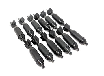 Military Navy Toy Torpedo Missiles Playset For Action Figures Diorama Sets Aircraft Ships And Submarines - 12 Pieces