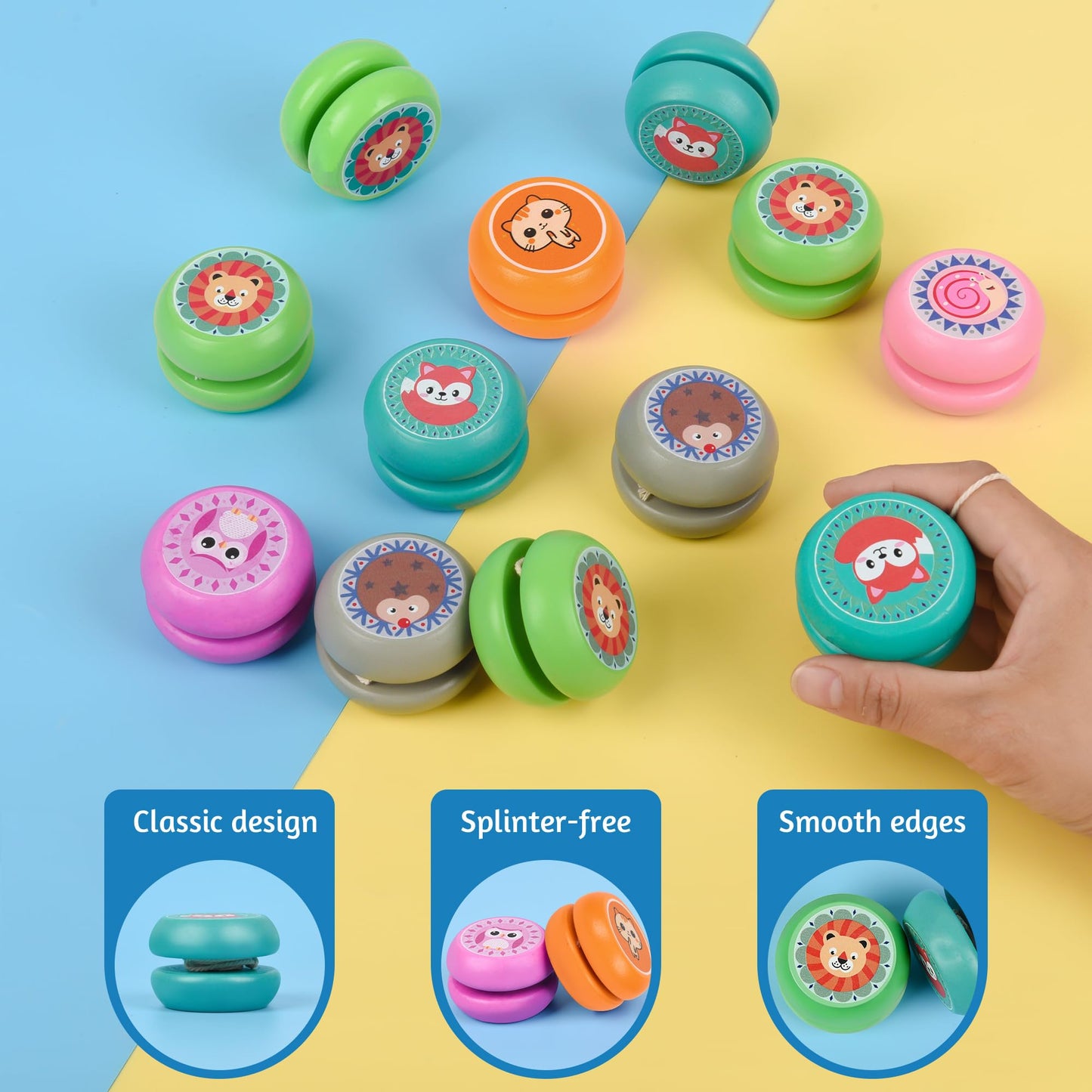 24 Pcs Yoyo Party Favors Classroom Must Haves Birthday Goodie Bag Stuffers Pinata Return Gifts