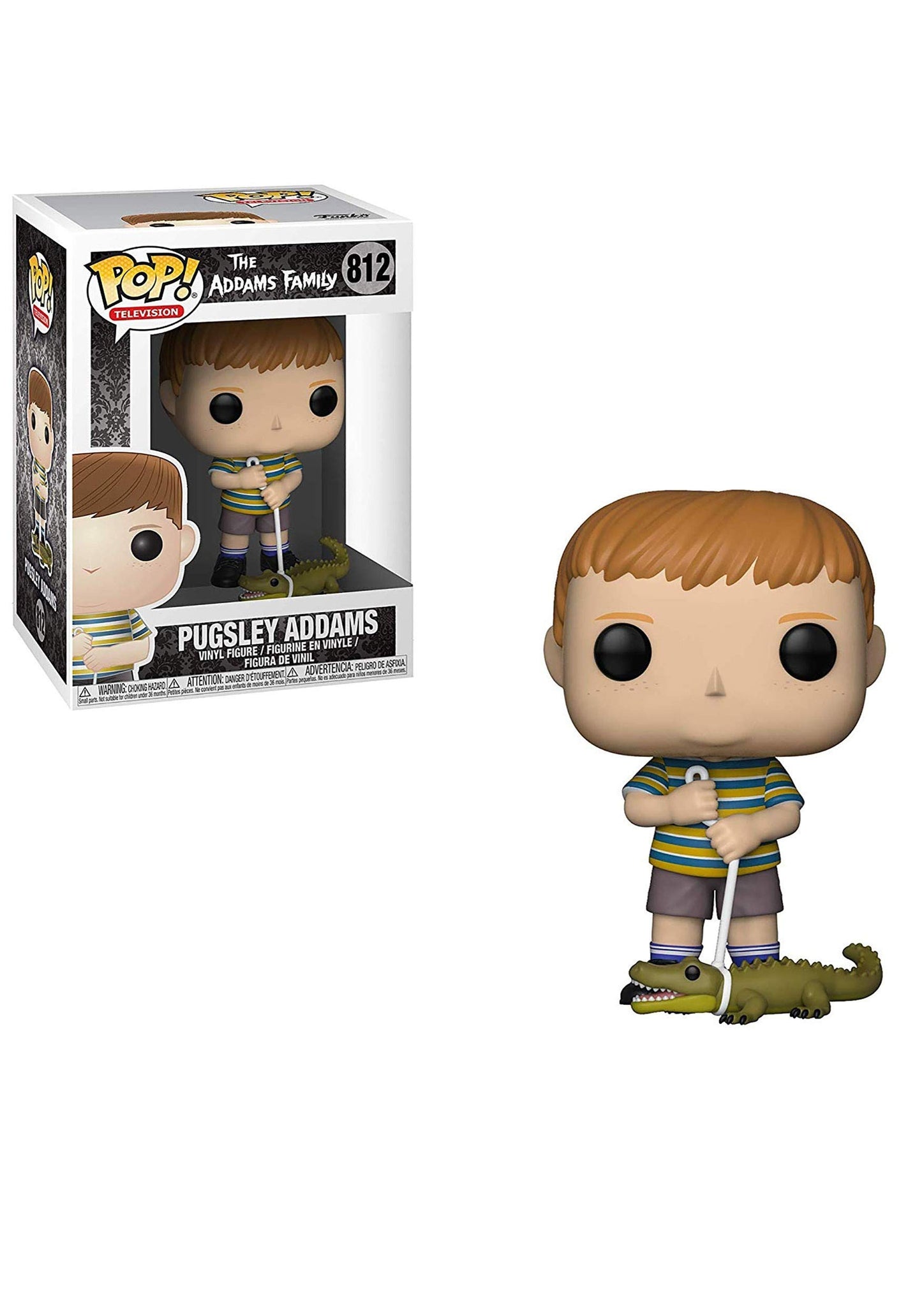 Funko Pop! The Addams Family - Pugsley Vinyl Figure, Multicolor, Model 39188