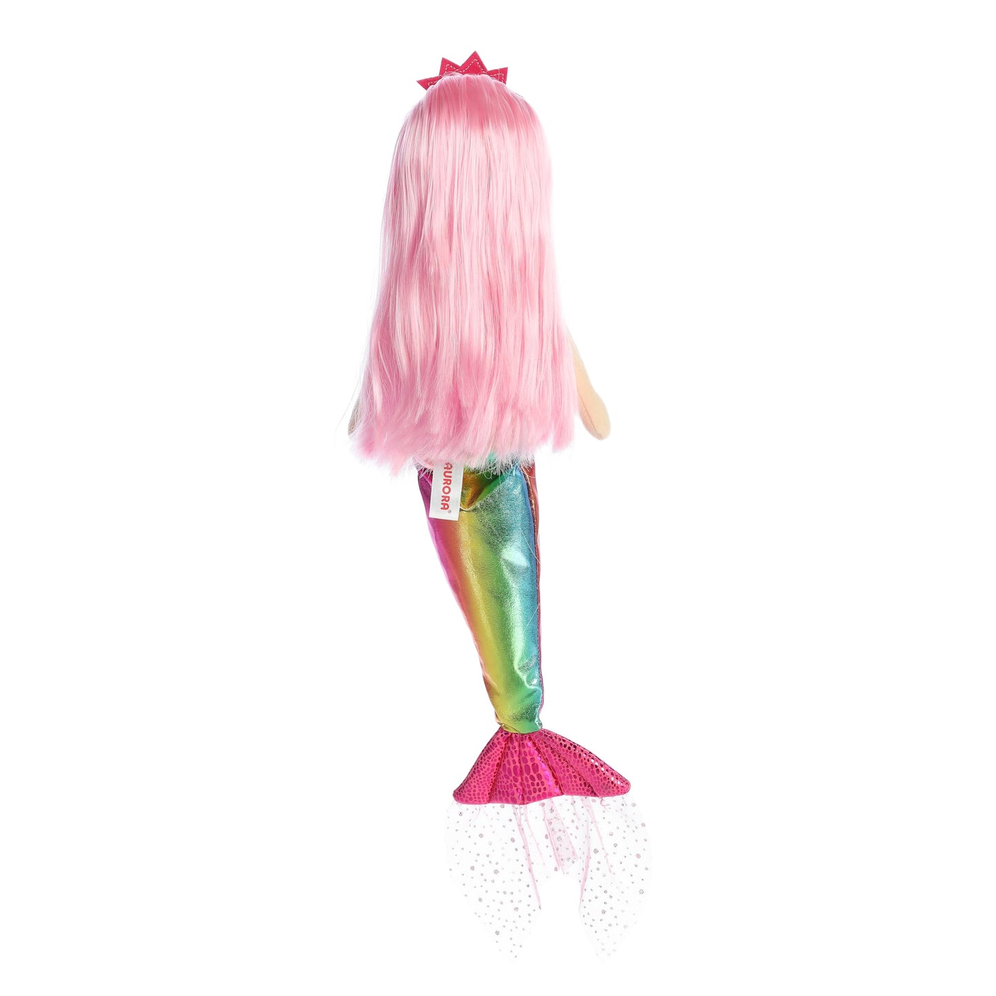 Aurora® Enchanting Sea Sparkles™ Nanda Stuffed Doll - Imaginative Play - Magical Companions - Pink 18 Inches