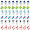 Resurhang 24 Pcs Space-Themed Eraser Astronaut Figure Party Favors Outer Party Favors for Prizes Supplies (Astronaut)