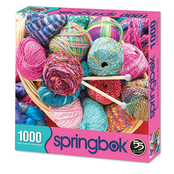 Springbok'S 1000 Piece Jigsaw Puzzle Knit Fit - Made In Usa, 24' X 30'
