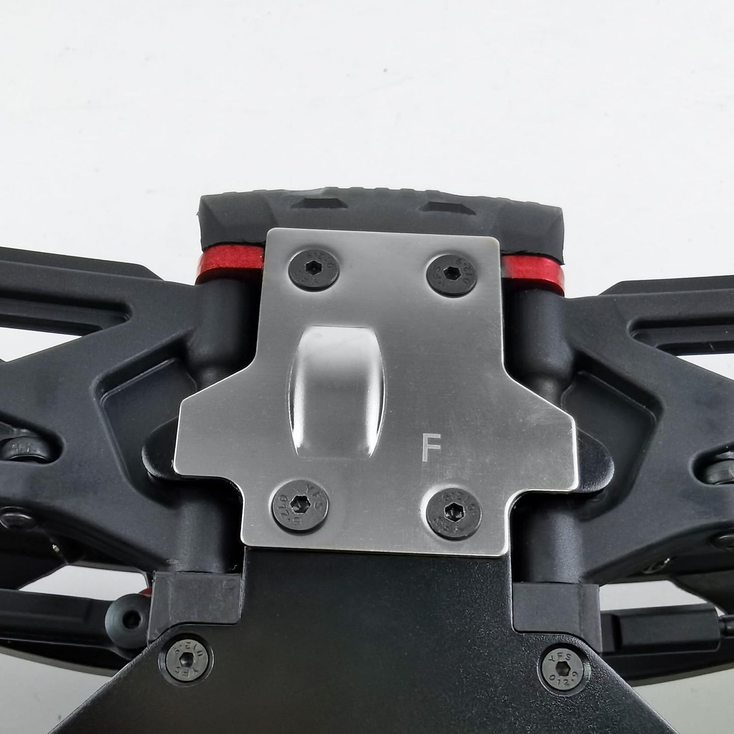 MORLORDY RC Steel Front and Rear Skid Plate for 1/8 Kraton Outcast Senton Talion Typhon BLX Truck Upgrades