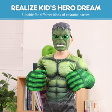 Neexan Incredible Superhero Toys For Superhero Birthday Party Superhero Hand, Soft Plush Kids Superhero Gloves, Christmas, Party