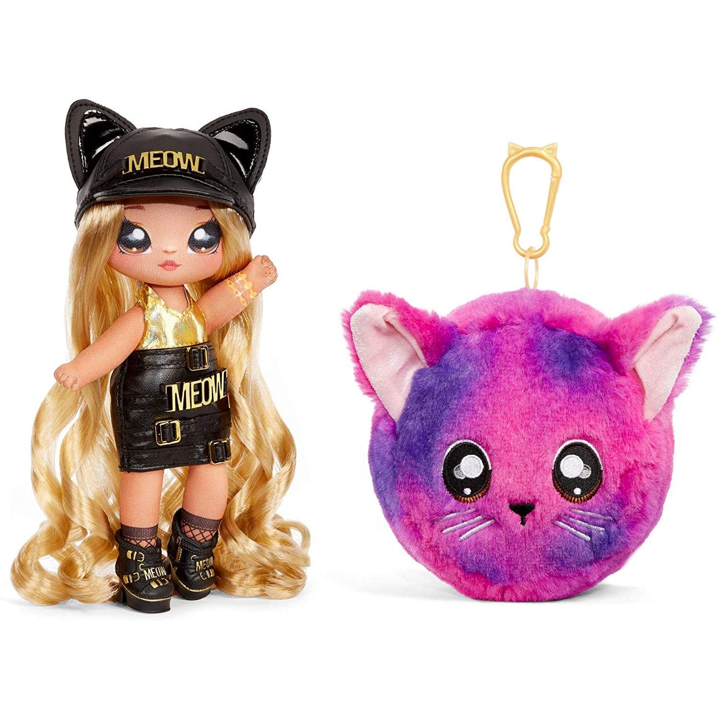 Mga Entertainment Na! Na! Na! Surprise 2-In-1 Fashion Doll And Plush Purse Series 3 – Sasha Scratch