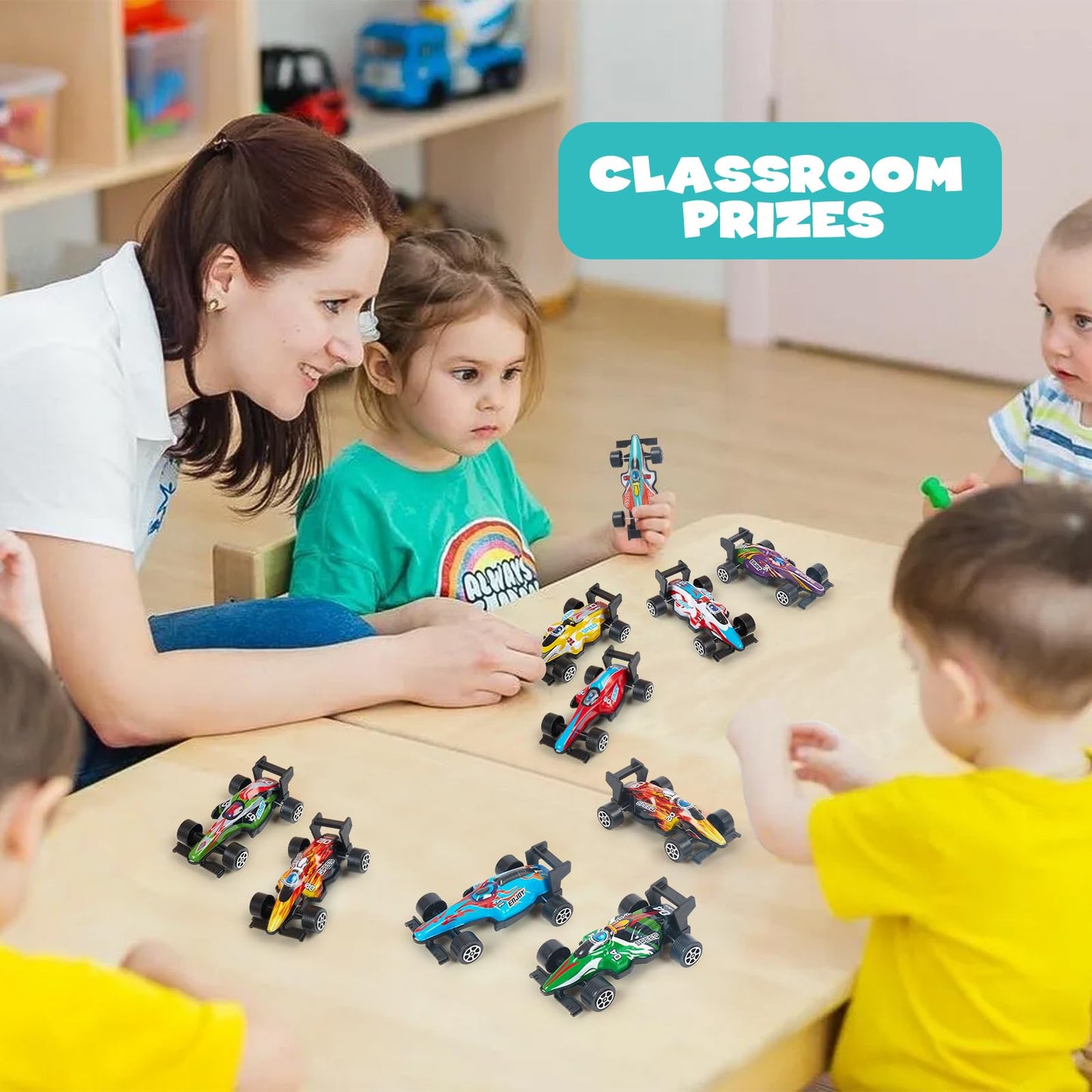 Yccheng Pull Back Cars 15 Pack 1:43 Toy Model Set Small Race Cars For Toddlers Kids Ages 1 2 3 4 5 6 Year Old Boys And Girls Eas