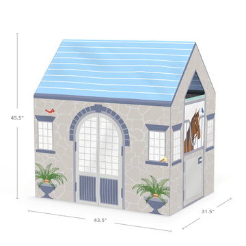 Martha Stewart Kids' Stable Play Tent - Large Pretend Play Horse Barn for Kids and Toddlers