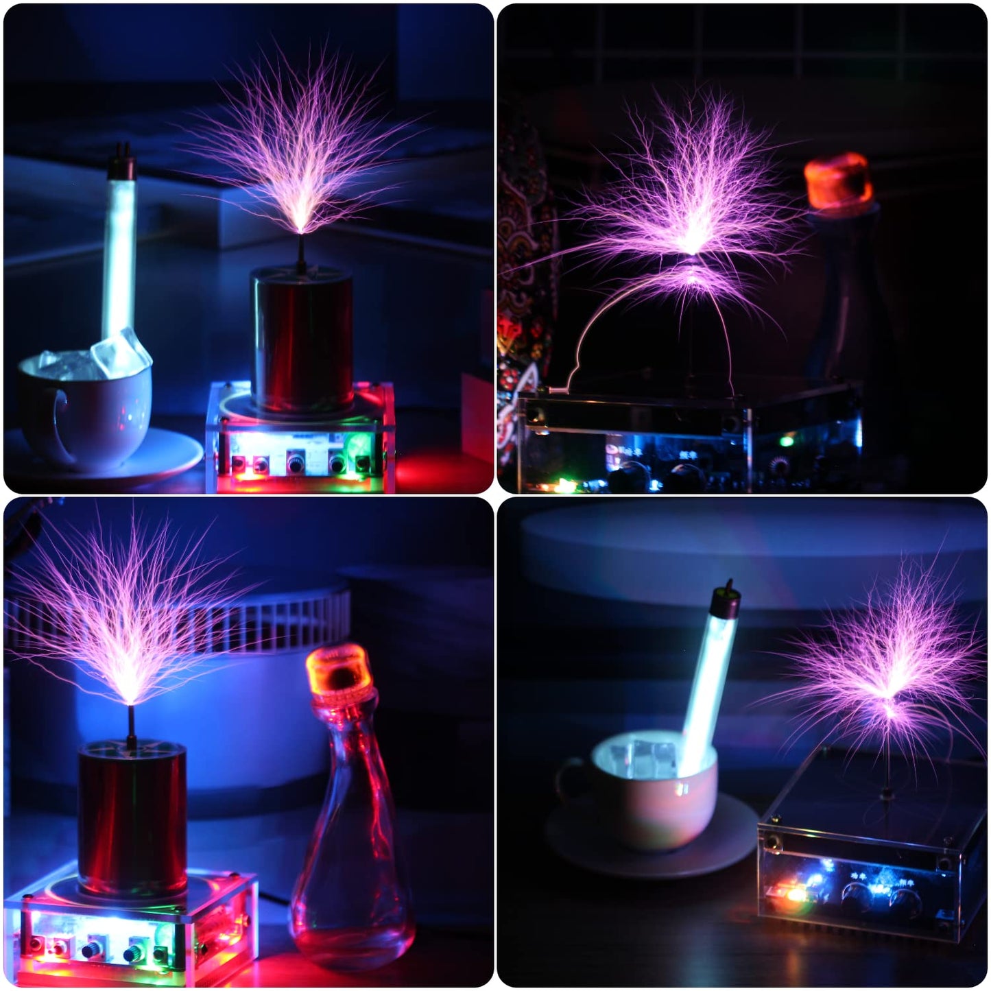 Joytech Tesla Coil Wireless Transmission Demonstration Tool Lamp Glow Tube Neon Light Ys12