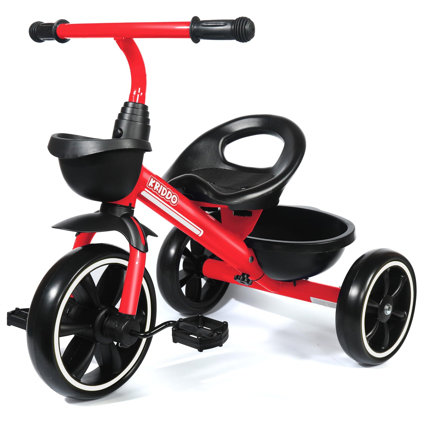 KRIDDO Kids Tricycles Age 24 Month to 4 Years, Trike for 2.5 to 5 Year Old, Gift Tricycles for 2-4 Year Olds, Trikes for Toddler