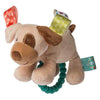 Taggies Soft Baby Rattle With Teether Ring, 6-Inches, Buddy Dog