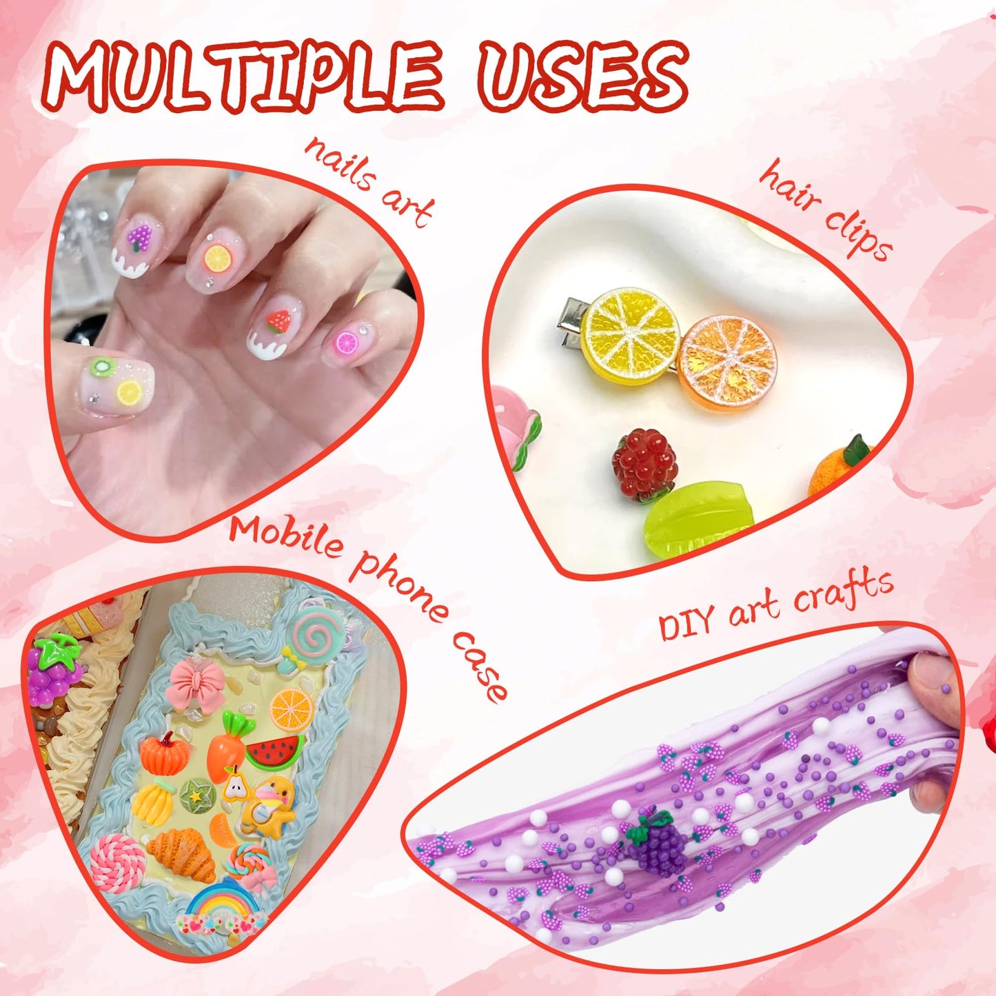 ywevyezc Slime Making Kit - 163 Pack Mix Ins, Foam, Glitter, Charms & Beads for Colorful Slimes & Party Decorations