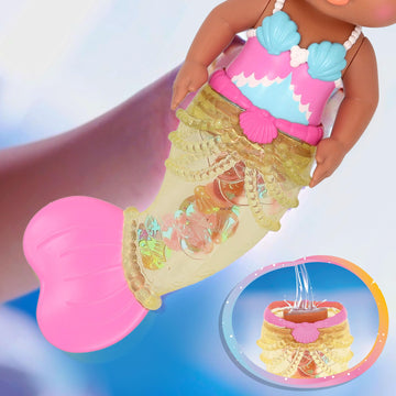 Bloopies Mermaids Shimmer Tail Julia - Water Toy with Shimmer Mermaid Tail, for Girls and Kids 18M and up