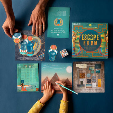 Talking Tables Egyptian Theme Escape Room Game Kids | Solve Unique Puzzles And Codes To Escape The Pharaoh'S Curse | Interactive Family Games Night, Age 9+, 2+ Players, Birthday Party