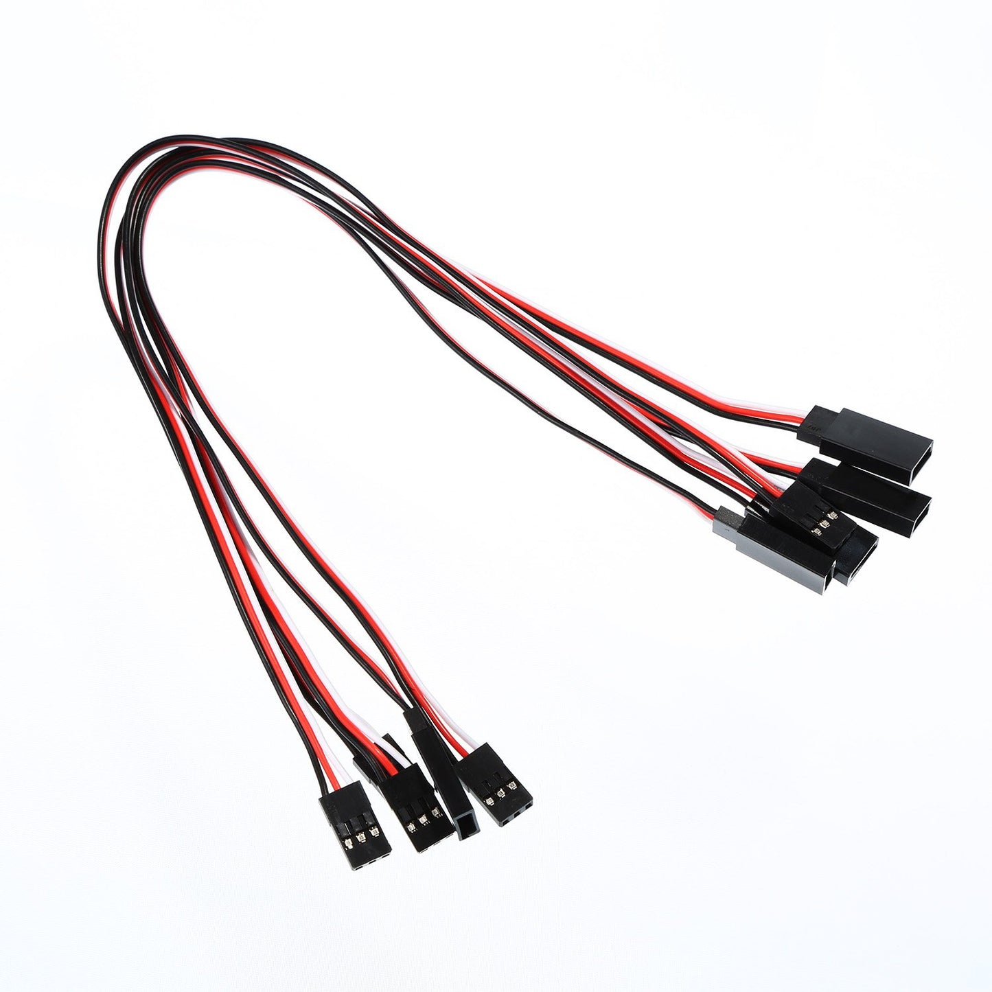 Tecunite 20 Pieces 3-pin Servo Extension Cable Wire Cord Female to Male RC Servo Extension Cord Wire Connectors for Servo Extens