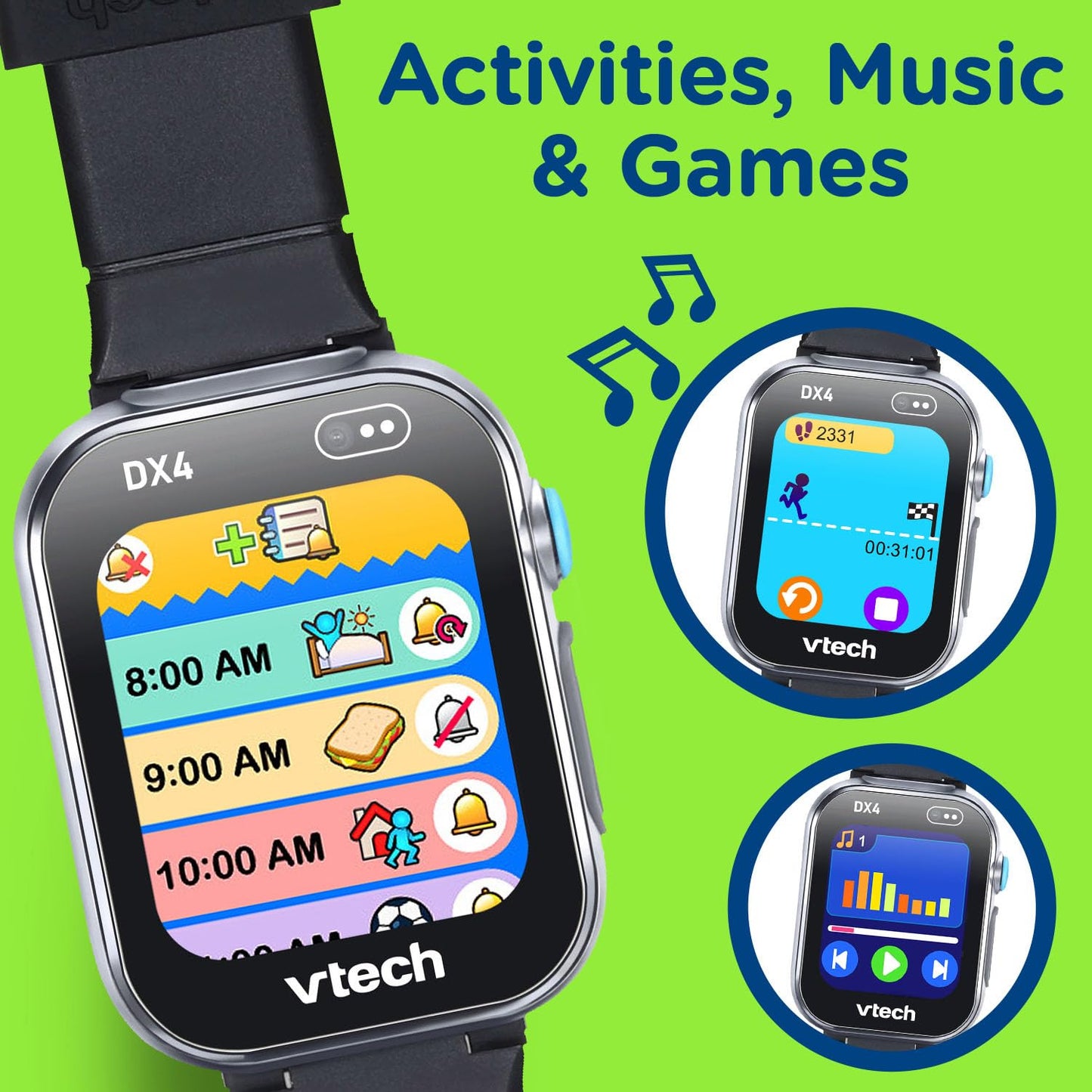 Vtech Kidizoom Smartwatch Dx4, Black