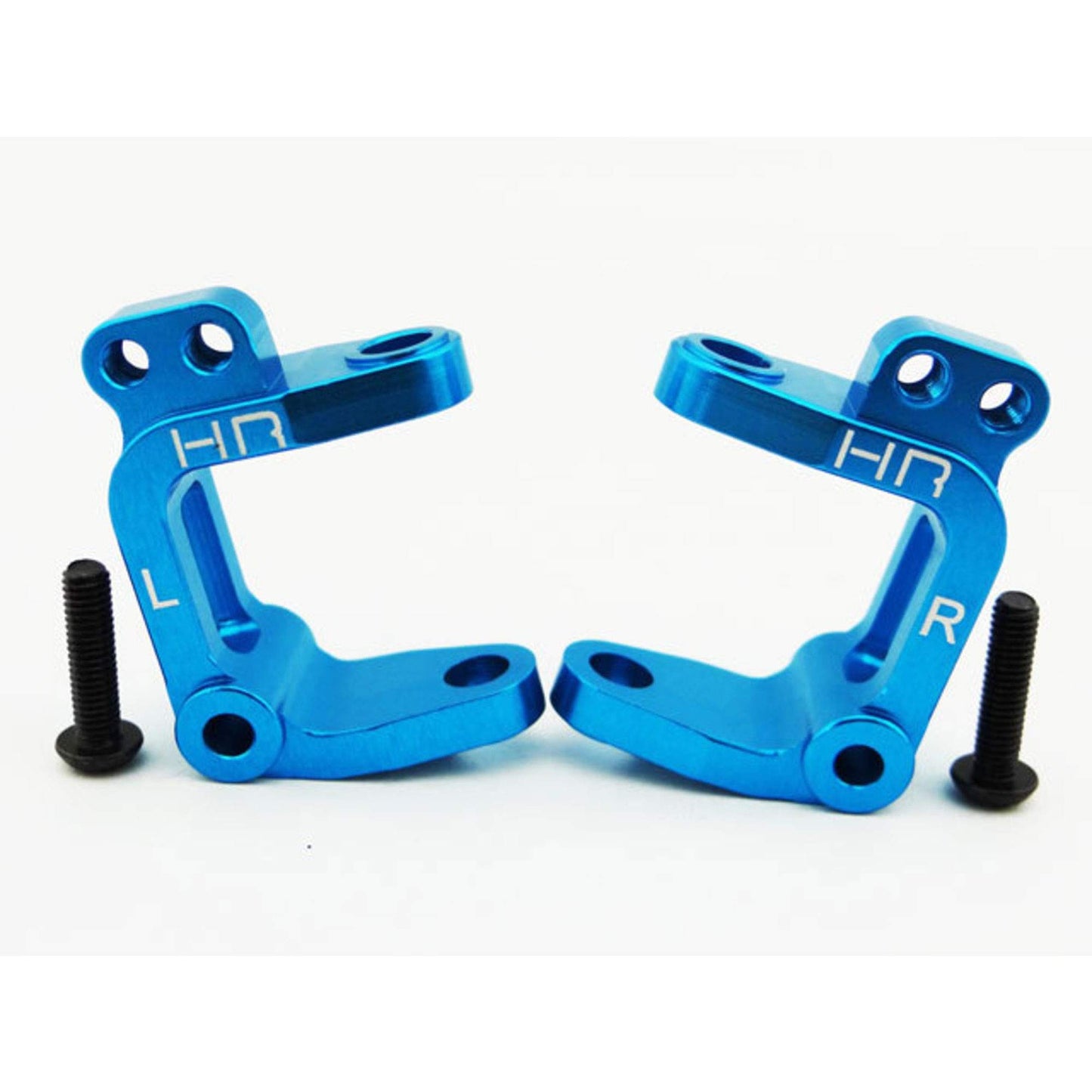 Hot Racing ECT1906 Aluminum Caster Blocks (Blue) - ECX 2WD