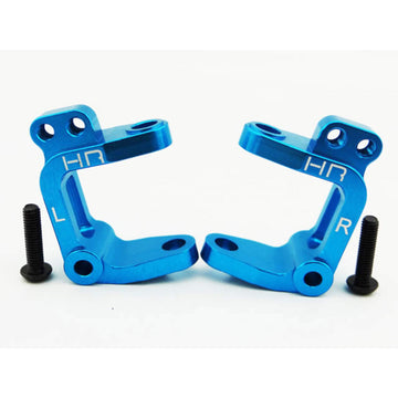 Hot Racing ECT1906 Aluminum Caster Blocks (Blue) - ECX 2WD