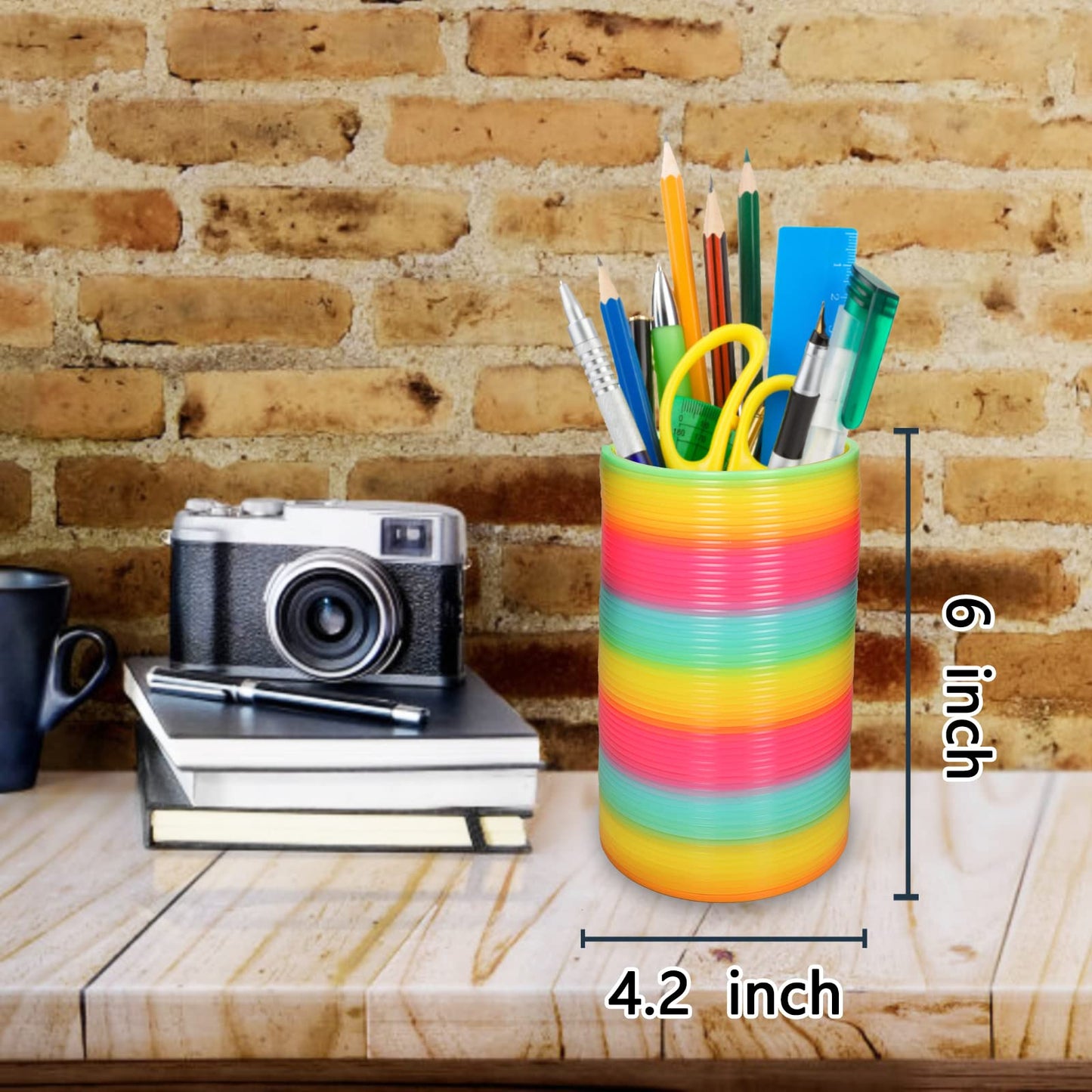 Vinciph Giant Classic Rainbow Coil Magic Spring Toy,Jumbo Novelty Plastic Spring Toy for Boys and Girls Birthday Christmas Party