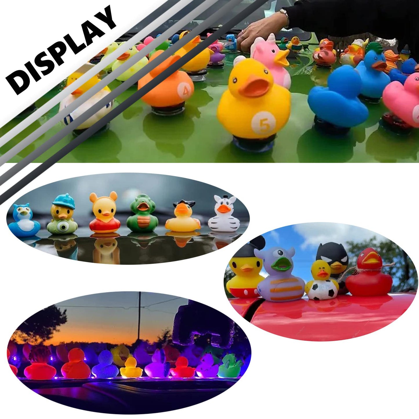 Teyouyi Duck Plug - Rubber Duck Mount, Flock Locker Holder For Jeep Dash, Gift For Jeep Lovers, Black