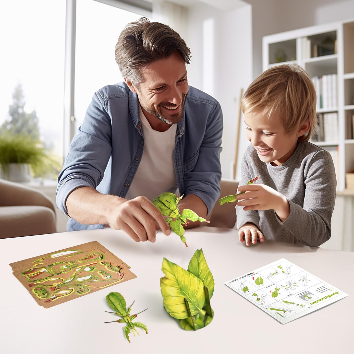 Makebug Stem Toys Eco-Friendly 3D Paper Puzzles, Educational Toys For 7+ Year Old, Preschool Toys For Birthday, Christmas, Holid