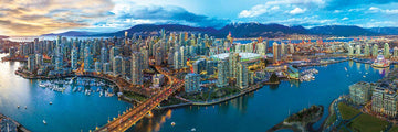 EuroGraphics Vancouver Puzzle - 1000 Pieces, Cardboard Material, Model 6010-0740