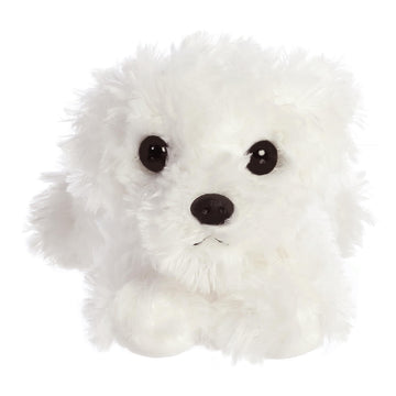 Aurora Mini Flopsie Snowball Stuffed Animal - 8" White Plush Toy for Kids & Adults - Model 31371