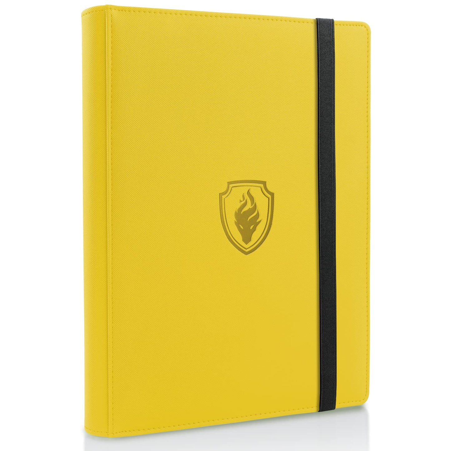 Premium Card Binder 9 Pocket, Fabmaker Pu Cover Trading Card Binder For 360 Cards, Sturdy Card Collection Album, Card Holder Fol