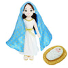 June Garden 14'' Plush Religious Figure - Blessed Virgin Mary And Baby Jesus Playset