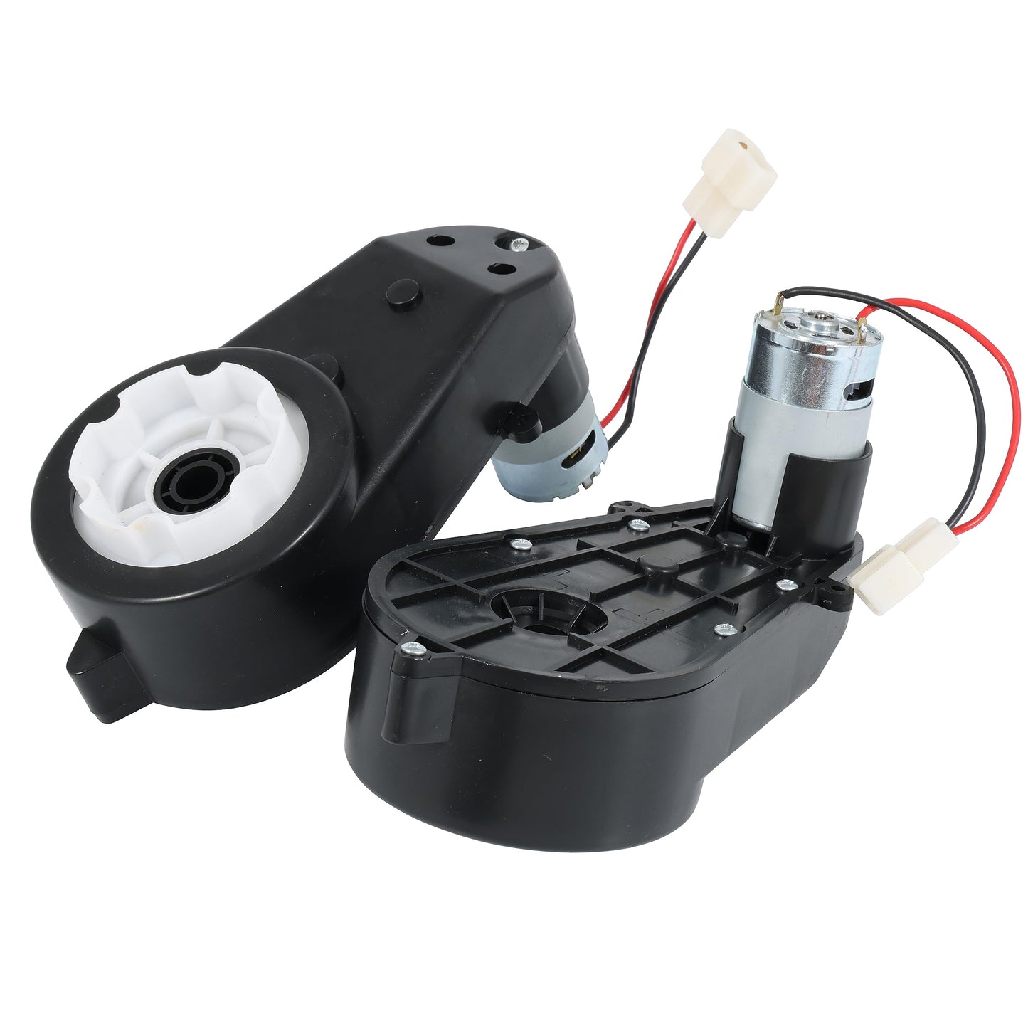 2 Pcs Kids Ride On Car Gearbox 550 12V Motor 35000Rpm, Electric Motor Gearbox Motorcycles High Speed Rs550 Drive Engine Match Ch