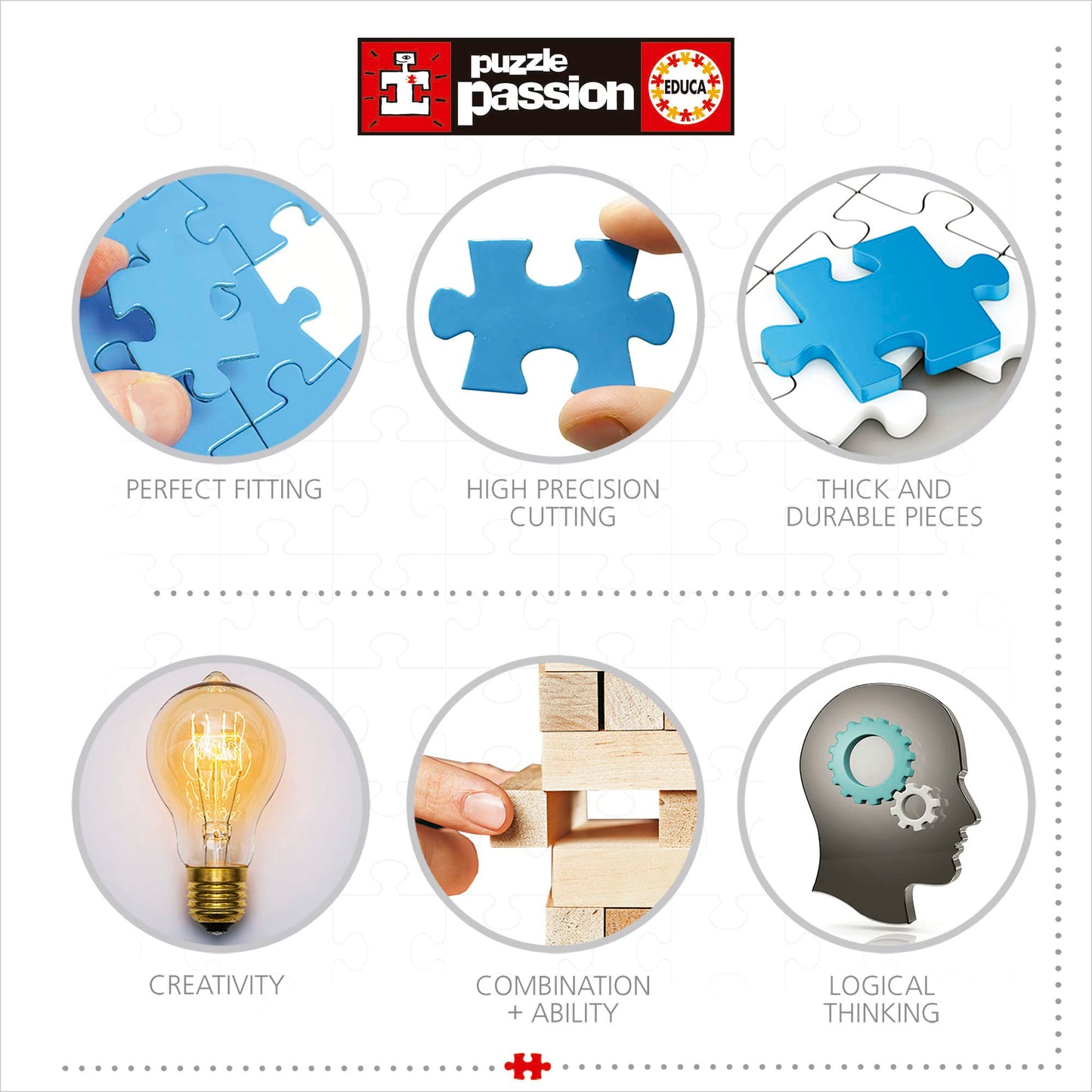 Educa 18459 Puzzles 1,000 Pieces, First Man On The Moon, Robert Mccall, Multicoloured, One Size