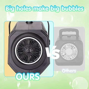 Bubble Machine Automatic Bubble Blower For Kids Bubble Maker For Toddlers 1-3 4-8 10000+ Big Bubbles Outdoor Toys For Parties Bi