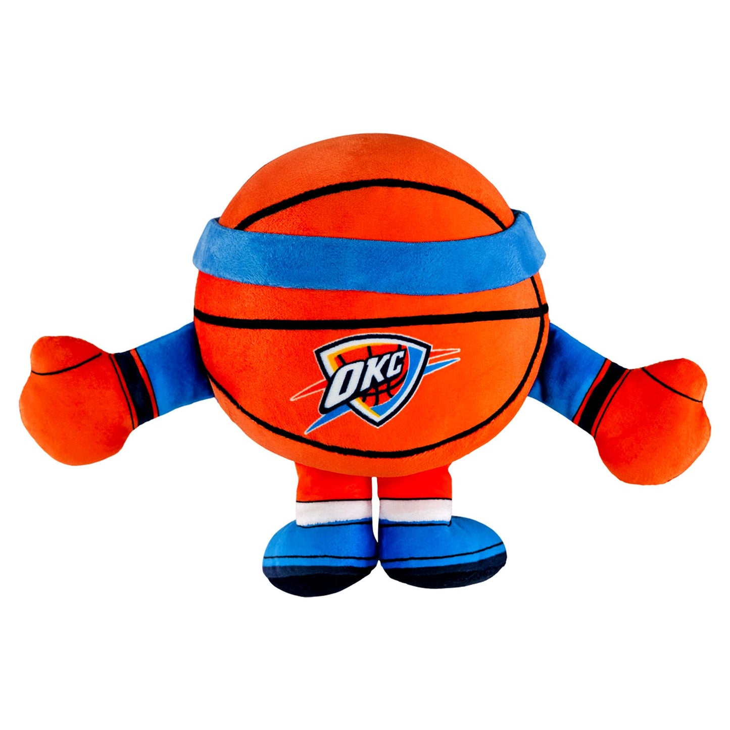 Bleacher Creatures Oklahoma City Thunder 8'' Kuricha Basketball Sitting Plush - Soft Chibi Inspired Plush