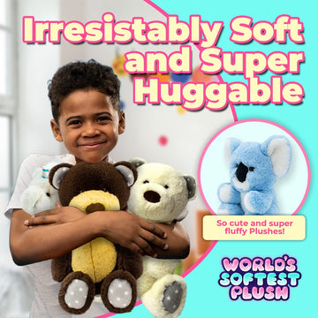 World's Softest Plush Small Blue Koala Stuffed Animal - Soft, Huggable Toy for Baby & Toddler, Quality Plush Material, Model WS03091-0012
