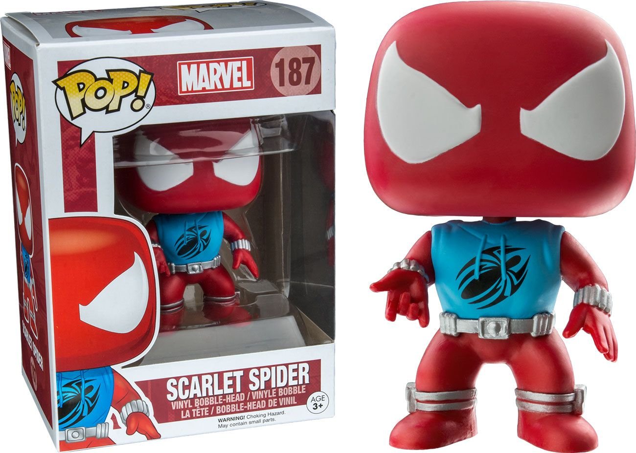 Funko Pop Marvel: Scarlet Spider Collectible Figure, Multicolor