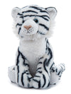 The Petting Zoo White Tiger Stuffed Animal Plushie, Gifts For Kids, Wild Onez Zoo Animals, White Tiger Plush Toy 12 Inches