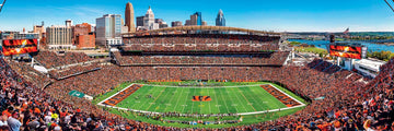 MasterPieces NFL Cincinnati Bengals Jigsaw Puzzle, 1000 Pieces, Cardboard, Team Color, Model 91434