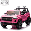 Nitoess 24V 2 Seater 4WD Ride On Toy Car,Ride on Truck with Remote Control, Electric Toy Ride On Vehicle for 3+ Years Kids(Pink)