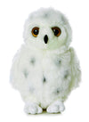 Aurora Adorable Flopsie Snowy Stuffed Animal - Playful Ease - Timeless Companions - White 12 Inches