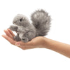 Folkmanis Mini Gray Squirrel Finger Puppet, 1 Ea
