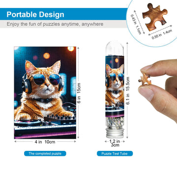 Mini Jigsaw Puzzles for mature-themeds (4 Packs) 150 Pcs with Reference Blueprint Micro Puzzle Comes with Tweezers Suitable As a Gift