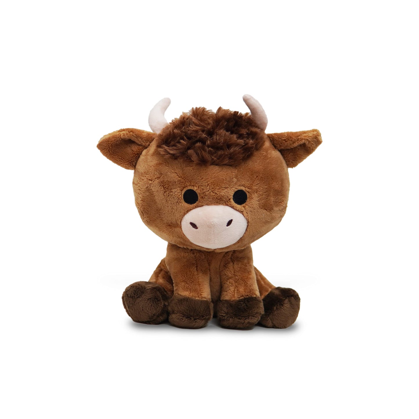 Avocatt Highland Cow Plushie Toy - 10 Inches Stuffed Animal Plush - Plushy And Squishy Animal With Soft Fabric And Stuffing - Cute Toy Gift For Boys And Girls