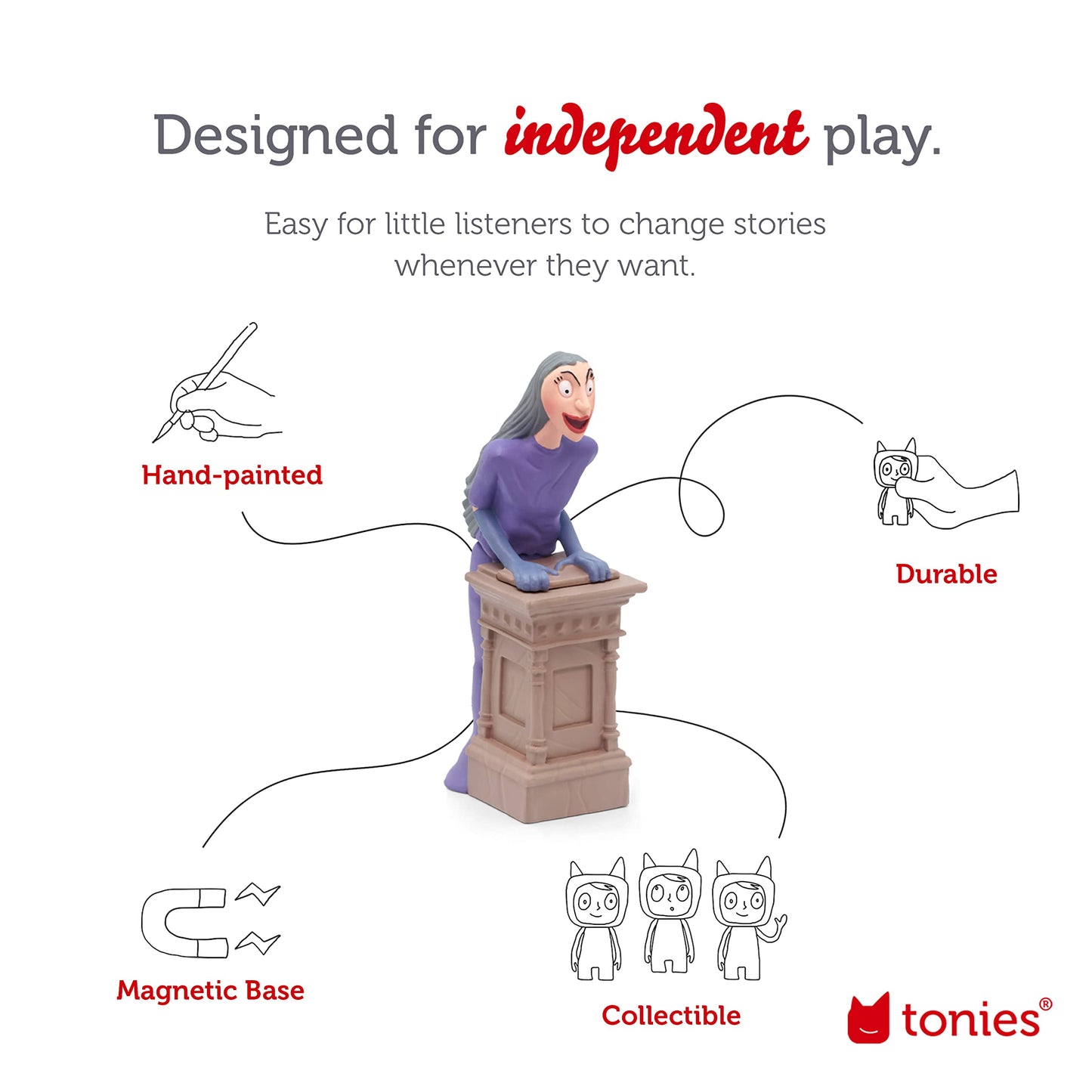 Tonies The Witches Audio Toy Figurine From Roald Dahl