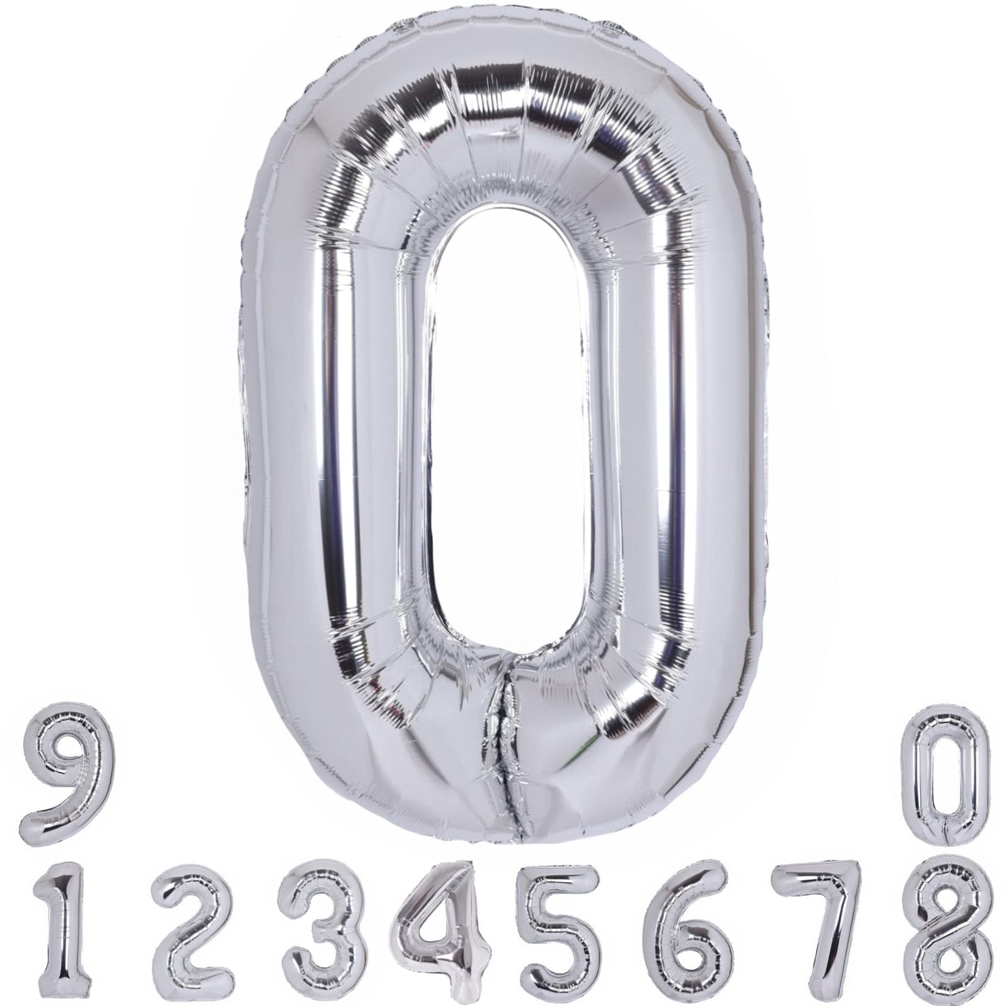 40 Inch Number 20 Balloon Silver Jumbo Giant Big Large Number 20 Foil Mylar Silver Balloons 20Th Birthday Party Anniversary Deco
